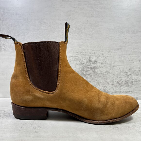 RM Williams Suede Leather Chelsea Boots - Women's Size 9 - Picture 2 of 12